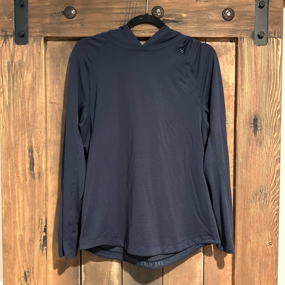 lululemon athletica License to Train Navy Long Sleeve Tee